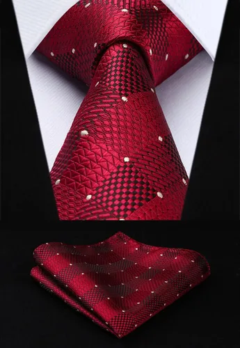 Vista 49 de HISDERN Juego de corbatas extralargas para hombre y pañuelo de bolsillo de 63 pulgadas, colección XL, caja de regalo, corbata, lote de 3