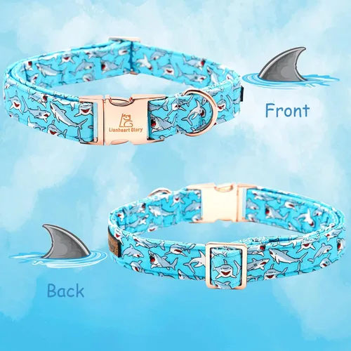 Vista 95 de Collar de perro Lionheart Glory, collar de perro rosa con flor, lindo collar para mascotas con patrón floral ajustable para perros pequeños Rosado