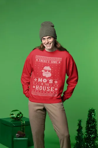 Vista 6 de Wild Bobby In My Era - Sudadera unisex con cuello redondo para Navidad