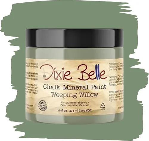 Vista 128 de Pintura para muebles con acabado de tiza Dixie Belle Paint Company - Amatista (4oz) - Pintura mineral de tiza chic púrpura profundo mate