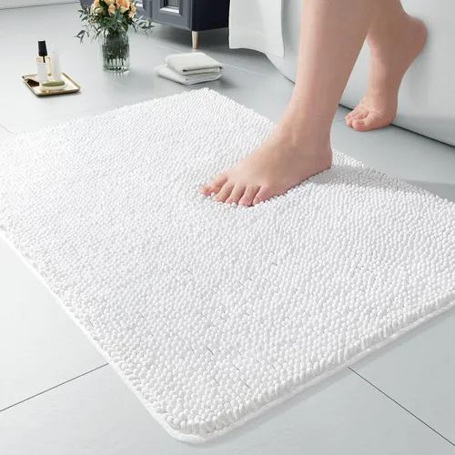 Vista 49 de LOCHAS - Alfombra de baño de lujo lanuda de 24 x 17 pulgadas, color beige