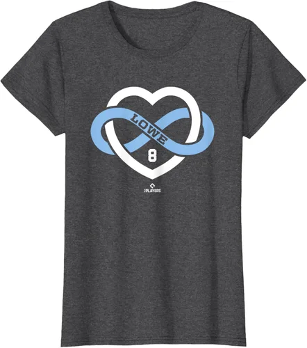 Vista 4 de Camiseta Infinite Love Brandon Lowe Tampa Bay MLBPA, Negro
