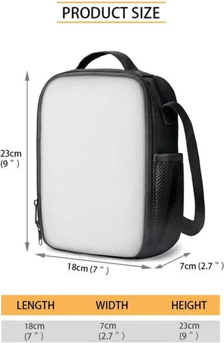 Vista 4 de Dolyues Lonchera de mariposa para mujer, con aislamiento, duradera, con cremallera, para el trabajo, la escuela, el picnic