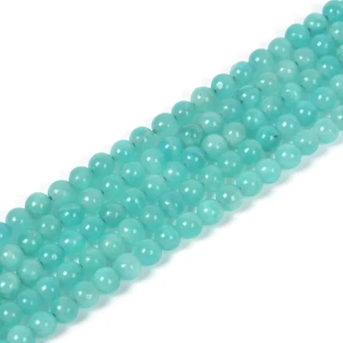Vista 34 de 7 piedras preciosas de chakras de 0.157 in redondas de cristal curativo sueltas de 16 pulgadas para hacer cuentas de joyería