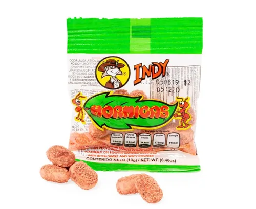 Vista 5 de 2 paquetes – Caramelos mexicanos con sabor a sandía Hormigas con polvo picante, 24