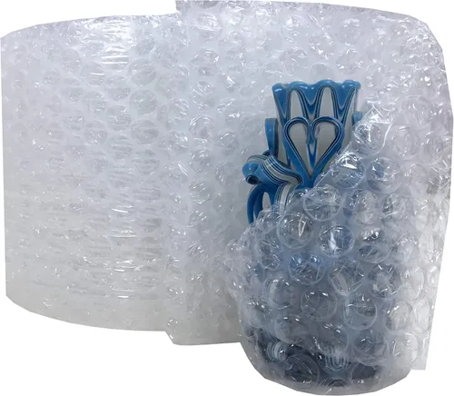 Vista 10 de Amazon Basics Material de embalaje de envoltura de amortiguación de burbujas para artículos frágiles, rollo de 12 pulgadas x 100 pies de largo