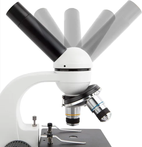 Vista 3 de AmScope M158C Microscopio compuesto monocular con visores WF10 x y Wf25 X