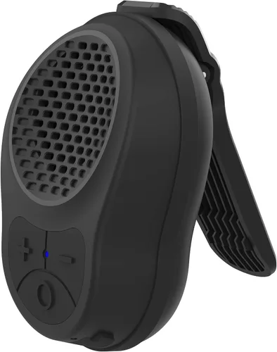 Vista 6 de Altavoz Bluetooth Portátil Clip On, Pequeño Altavoz Portátil, Mini Altavoz Bluetooth Impermeable con Micrófono para Ejercicios de Carrera hasta 24H