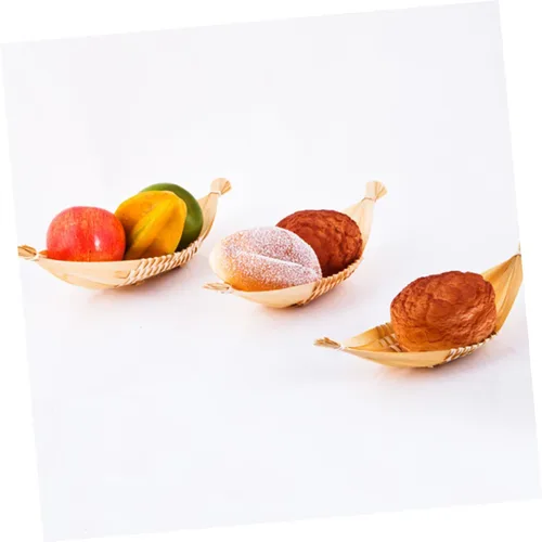 Vista 8 de 4 unids plato Snack Container Fruit Basket Candy Tray Basket Tray Snack Tray Snack Holder Candy Boxes Fruit Tray Candy Case Snack Case