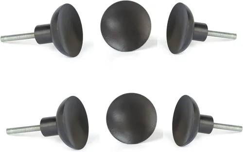 Vista 8 de Perilla Home Juego de 6 perillas de metal decorativas para habitación, cocina, gabinete, armario, puerta, aparador y tiradores de cajón