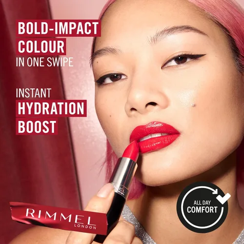 Vista 5 de Rimmel London Lasting Finish by Kate Lipstick, 001