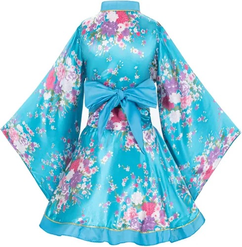 Vista 6 de Elibelle Juego de calcetines de seda plegables de seda para mujer, estilo kimono de anime japonés
