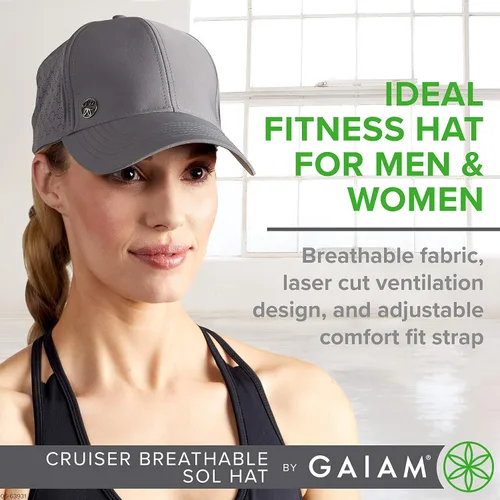 Vista 4 de Gaiam Women's Hat-Cruiser Breathable Sol