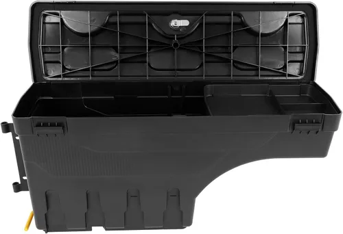 Vista 3 de cciyu Caja de almacenamiento para caja de camioneta compatible con Ford para F-150 2015-2022, tapa con cerradura del lado del conductor, caja