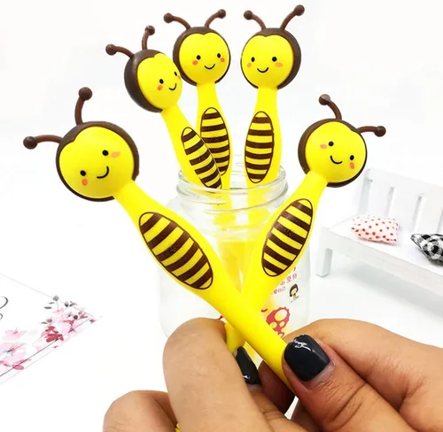 Vista 2 de 20 bolígrafos de gel de abejas lindas abejas, grandes suministros para el hogar y la oficina, regalo para mujeres, compañeros de trabajo