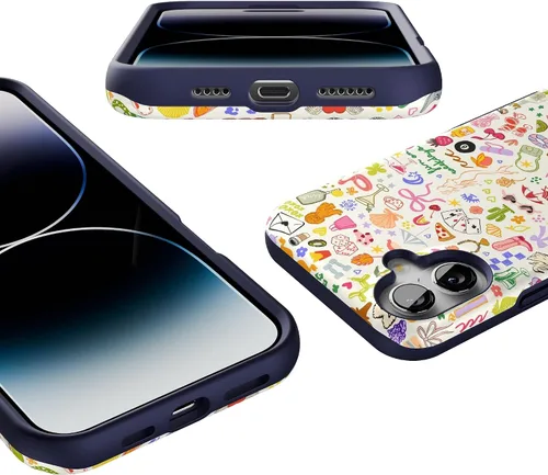Vista 3 de Funda Casely para iPhone 16 Plus Todas Las Cosas Divertidas Diversión en Días Laborables Compatible con MagSafe Diseño Protector Audaz