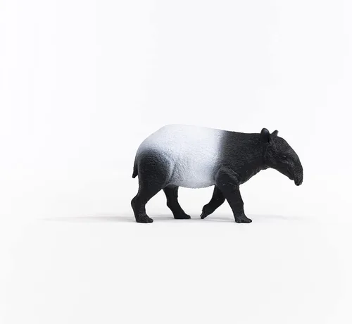 Vista 2 de Schleich Wild Life, juguetes realistas de animales salvajes para niños a partir de 3 años, figura de juguete tapir
