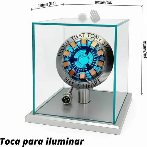 Vista 4 de Reactor Arc MK1 - Escala 1:1, luz LED alimentada por USB con sensor de vibración, sin montaje, incluye estuche de exhibición Regalo coleccionable