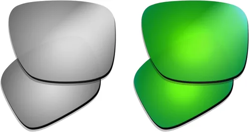 Vista 22 de Lentes de repuesto polarizadas antirreflectantes para gafas de sol Oakley Holbrook XL OO9417-2 Sets
