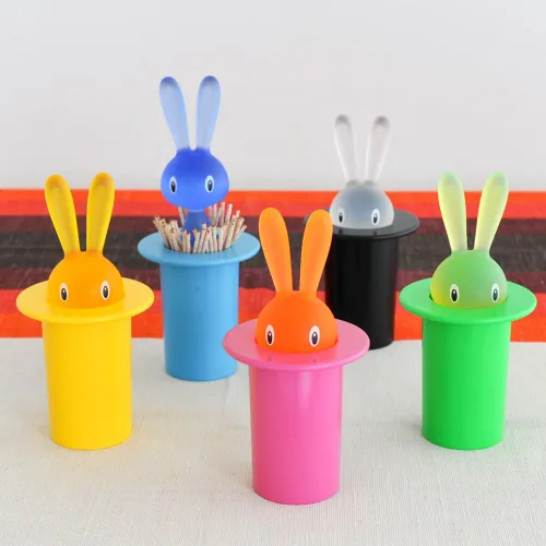 Vista 7 de A di Alessi Magic Bunny soporte para palillos de dientes