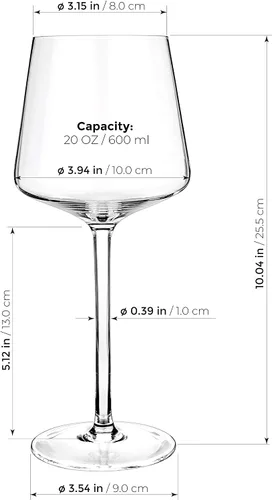 Vista 7 de Copas de vino de cristal - 12002