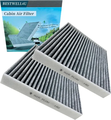 Vista 3 de Paquete de 2 filtros de aire de cabina BW182 para Civic, CR-V, CR-Z, Fit, HR-V, Insight, Reemplazar CF11182, CP182,80292-TF0-G01