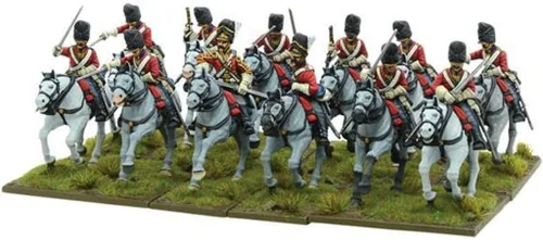 Vista 2 de Warlord Games Wargames Delivered - Figuras de caballería de la brigada de la Unión Británica de polvo negro en miniatura de mesa, juego de soldados