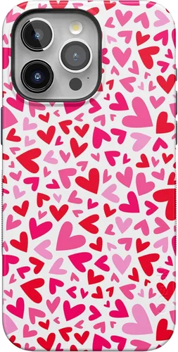 Vista 60 de Funda Casely para iPhone 15 Pro Max Todas las sonrisas Adhesivo de cara sonriente Compatible con MagSafe Diseño protector audaz
