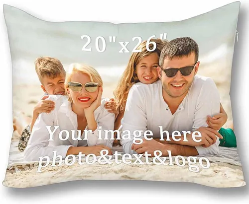Vista 23 de Funda de almohada con foto personalizada, regalos para la familia, fotos personalizadas, fundas de almohada decorativas personalizadas, regalos