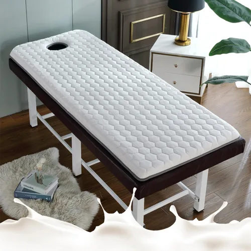 Vista 13 de Cubierta de espuma viscoelástica para mesa de masaje con orificio para respirar, cuadrada, redonda, trapezoidal, para cama de spa, almohadilla 2.4 in