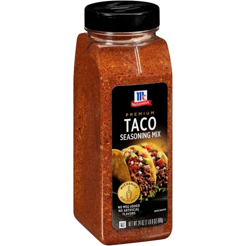 Vista 17 de McCormick Classic Taco Seasoning Mix Packet, suave, 1 onza (paquete de 24)