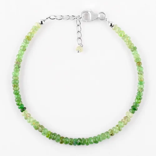 Vista 11 de Gifts For Women Shaded Beads Bracelets for Women, Natural Gemstone Handmade Full Beaded Jewelry, Birthstone, Crystals and Healing Stones 925