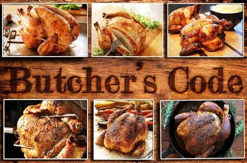 Vista 4 de Butchers Code Rotisserie - 50 lazos elásticos de algodón resistentes al calor Cordel de cerrojo para pollo, pavo, carne, asado, parrilla, uso