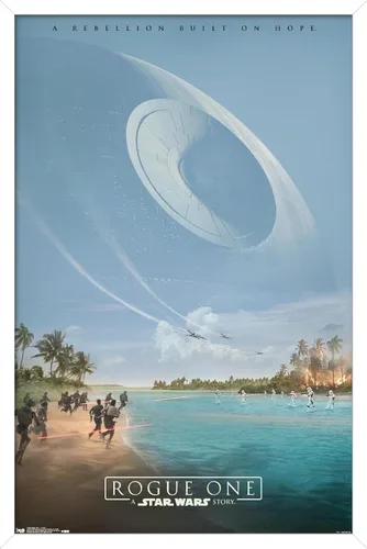 Vista 13 de Trends International Star Wars: Rogue One - Teaser Wall Poster, 14.725" x 22.375", Barnwood Framed Version