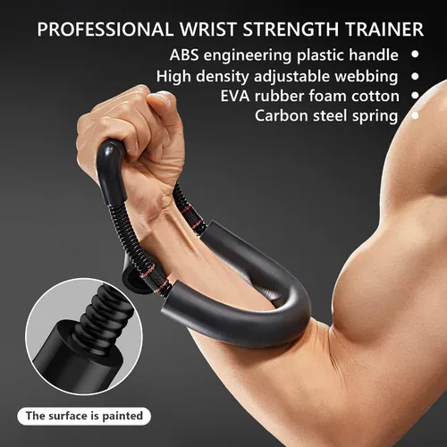 Vista 2 de Kit de fortalecimiento de agarre de mano, juego definitivo para entrenamiento de antebrazo, entrenador de fuerza de agarre ajustable, pelota