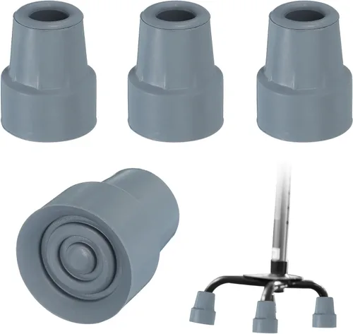 Vista 8 de PATIKIL Puntas de bastón cuádruple, accesorios para bastones