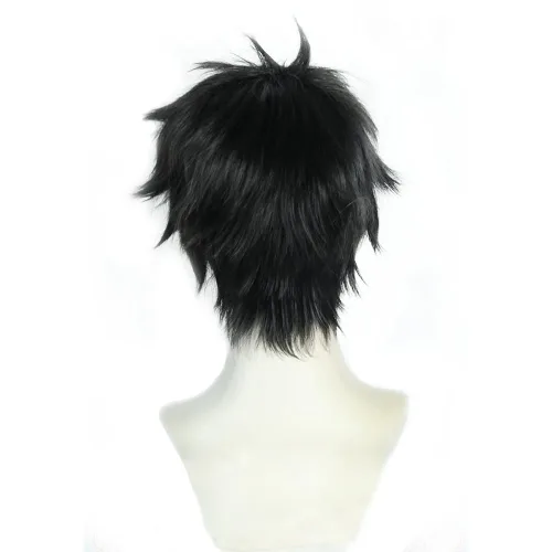 Vista 4 de Akaashi Keiji - Peluca para cosplay, peluca de anime, peluca de personaje