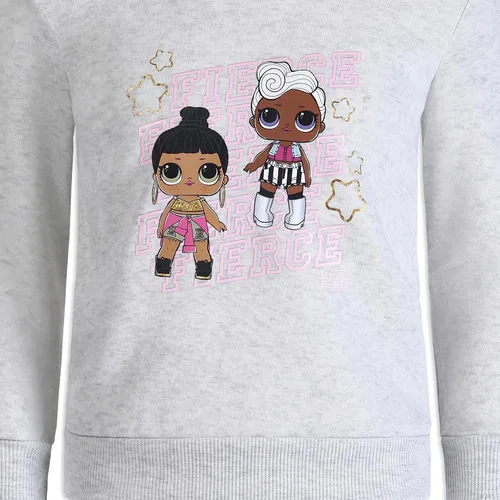 Vista 4 de LOL Surprise Dolls Girls Hoodie and Legging Pant Set for Little Kids PinkGrey
