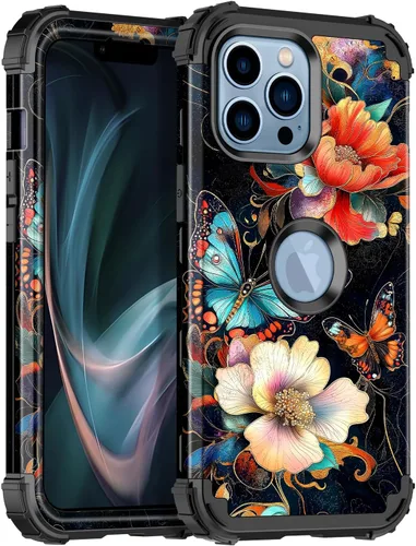 Vista 18 de Miqala Funda para iPhone 11 Pro Max, que brilla en la oscuridad, tres capas, resistente, a prueba de golpes, protección de cuerpo completo