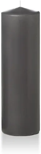 Vista 101 de Yummi - Velas redondas de pilar blancas de 3 pulgadas x 4 pulgadas, 3 por paquete