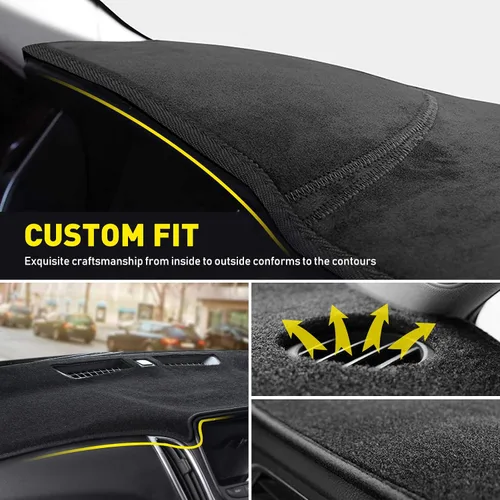 Vista 2 de MODIGT Cubierta de tablero de automóvil compatible con Toyota Camry 2018 2019 2020 2021 2022 2023 protector solar antirreflejos cubierta de tablero