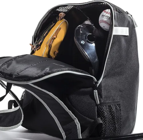 Vista 7 de Franklin Sports Bolsa Batpack de Béisbol MLB para Niños - Mochila de Béisbol Juvenil, Softbol + Teeball - Bolsa de Equipo Deportivo para Niños +
