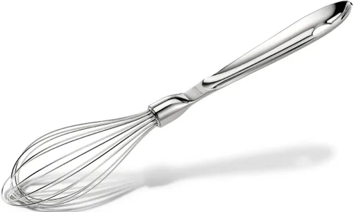 Vista 9 de All-Clad Juego de utensilios de cocina especializados de acero inoxidable, herramientas de cocina para voltear, plateado (paquete de 4)