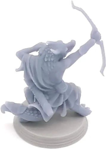 Vista 2 de Kobold RPG - Calabozos y dragones - DND - Pathfinder - Diorama - Figura miniatura (gris/sin pintar) (Ranger)