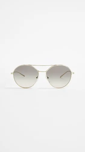 Vista 2 de Prada - Gafas de sol redondas para mujer, dorado