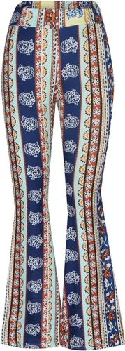Vista 3 de YAFINMO Pantalones de yoga acampanados para mujer, leggings bohemios, palazzo, cintura alta, corte de bota, leggings de entrenamiento acampanados