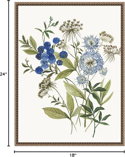 Vista 7 de Amanti Art Lienzo enmarcado para pared, 24 x 18 pulgadas, Botana I de Asia Jensen, lienzo enmarcado para pared, obras de arte de flores, decoración
