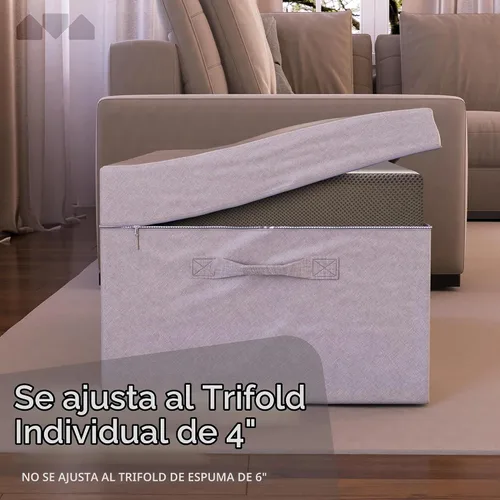 Vista 6 de Funda de transporte para colchón Milliard – tres partes (25" doble)