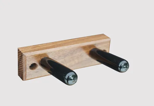 Vista 2 de Soporte de pared de espada vertical estándar (fabricado en los Estados Unidos) (nogal)