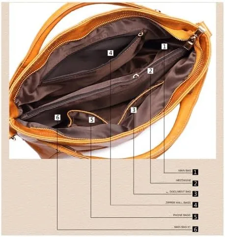 Vista 6 de PHEVOS Bolsos de mano de moda para mujer, bolso de mano para mujer, bolso de hombro para niñas, damas